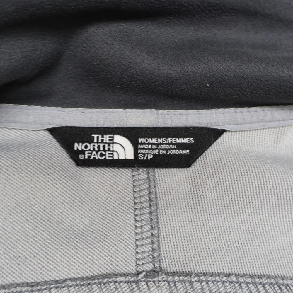 North Face Jacket Womens Small Grey Tech Stretch Softshell Full Zip Windwall Y2K
